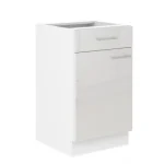 Niki 41 konyha 50 D 1F 1S BB prémum box fényes fehér Bestseller